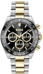 BOSS Quarz-Chronograph f&uuml;r Herren Hero 2.0 Collection mit Edelstahlarmband