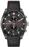 HUGO Multi Zifferblatt Quarz Uhr f&uuml;r Herren Kollektion #FAST mit Edelstahl- und