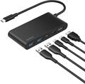 Belkin USB C Hub, 5-in-1 Docking Station, HDMI, 4K bei 60 Hz, 100 W Power...