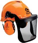 3M Kombination f&uuml;r die Forstwirtschaft, G3000 Schutzhelm in Orange, H31