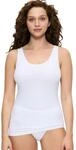 Triumph Women's Sense of Cotton Tank Top Undershirt, White, 38