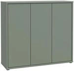 Forte Alice Springs Schuhschrank 100 110, moderner Flurschrank mit 3 T&uuml;ren und 8