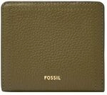 Fossil Logan Mini-Bifold-Geldb&ouml;rse aus Leder oder Polyurethan f&uuml;r Damen