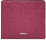 Fossil Logan Mini-Bifold-Geldb&ouml;rse aus Leder oder Polyurethan f&uuml;r Damen