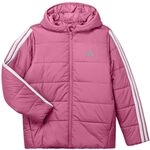 adidas Unisex Kinder Essentials 3 Stripes Padded Coat, Pink Fusion/White, 15-16...