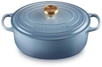 Le Creuset Signature Gusseisen-Br&auml;ter mit Deckel, &Oslash; 29 cm, Oval, F&uuml;r alle
