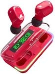 MUSIC HERO TWS Wireless Kopfh&ouml;rer mit Ladeh&uuml;lle, LCD-Display, eingebautes Mikrofon,