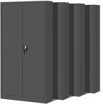 Jan Nowak 4er Set Aktenschrank C001H B&uuml;roschrank Metallschrank Stahlschrank