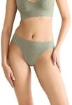 Sloggi Damen Unterhose Zero Feel Bliss High Leg, XS, Moss Green Old