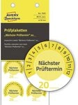 AVERY Zweckform 80 St&uuml;ck Pr&uuml;fplaketten N&auml;chster Pr&uuml;ftermin 20xx (mit...