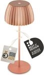 BRILONER - Riffle LED Tischlampe kabellos IP44 mit Lichtkante, Touchdimmer, Akku