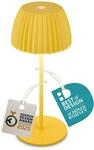 BRILONER - Riffle Mini LED Tischlampe kabellos IP44 mit Lichtkante, Touchdimmer, Akku