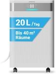 Venta AD100 Luftentfeuchter mit Ionisator-Funktion, 20L/Tag, 4,5L Tank, f&uuml;r R&auml;ume