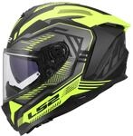 LS2, Integraler Motorradhelm CHALLENGER II DRAVIX H-V Yellow, XXS