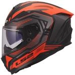 LS2, Integraler Motorradhelm CHALLENGER II DRAVIX Red, XL