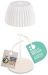 BRILONER - Riffle Mini LED Tischlampe kabellos IP44 mit Lichtkante, Touchdimmer, Akku