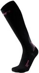 UYN Damen Ski One Alpine Merino Long Socken, Schwarz, 37-38 EU