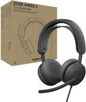 Logitech Zone Wired 2 for Business &ndash; Headset mit Ger&auml;uschunterdr&uuml;ckung