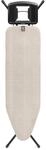 Brabantia B&uuml;gelbrett B, 124 x 38 cm &ndash; Denim Grey | 100% Fairtrade-Baumwolle | 8 mm