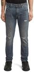 G-STAR Herren Revend FWD Skinny Jeans, Blau (Antic Sand Blast Restored