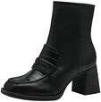 Tamaris Damen Boots mit Absatz Vegan; BLACK/schwarz; 38 EU