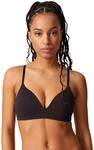 Skiny Damen Da. Triangel Gepaddet BH, Schwarz, 75C EU