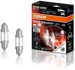 Osram NIGHT BREAKER LED C5W ECE; 6000K, ECE-zugelassene LED-Retrofit-Signallampe,