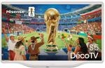 Hisense 32S5Q Deco TV, 80cm (32 Zoll), FHD QLED, HDR10, Dolby Atmos, QLED...