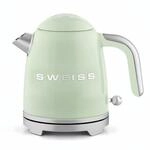 SWEISS Elektrischer Wasserkocher KTS7 im Vintage-Stil, 1 l, kompakter...