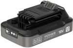 BLACK+DECKER 18 V POWERCONNECT Lithium-Ionen-Akku 2,5 Ah, mit