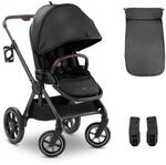 hauck Comfort N Care, Black - Kinder Buggy mit Beindecke ab Geburt bis 22 kg,
