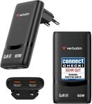 Verbatim Fold 'n' Go GaN Charger 65W, 2 Ports USB-C Ladeger&auml;t, faltbar, PD3.0,