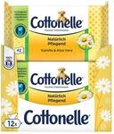 Cottonelle feuchtes Toilettenpapier, Kamille & Aloe Vera, 12 x 42 T&uuml;cher