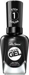 Sally Hansen Miracle Gel Nagellack ohne k&uuml;nstliches UV-Licht Blacky O,...
