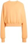 adidas Women's Soft LUX Sweatshirt, Semi Ice Tangerine, XXS