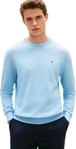 Tommy Hilfiger Herren Pullover Essential Cotton mit Rundhalsausschnitt, Blau (Well