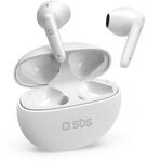 SBS Twin Pure Drops, Kopfh&ouml;rer mit Ger&auml;uschunterdr&uuml;ckung und Mikrofon, True
