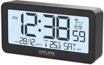 Explore Scientific, Radiowecker, LED-Uhr, Schwarz