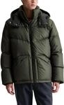 Marc OߴPolo Denim Herren Daunenjacke mit Abnehmbarer Kapuze Regular Fit, Gr&uuml;n