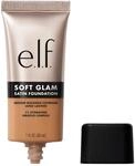 e.l.f. Soft Glam Foundation, Mittlere Deckkraft, Langanhaltende & Aufbauende
