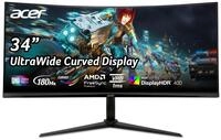 Acer Nitro XZ342CU V3 Gaming Monitor 34 Zoll (86 cm Bildschirm) UWQHD, VA, 180Hz DP,