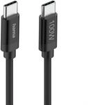 Hama USB C auf USB C Kabel, 100W, 1,5m, f&uuml;r extrem schnelles Laden | USB C...