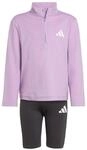 adidas Girl's GOTO PZ SPORTS SET, active purple/ice lavender/white, 4-5 Years