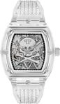 Philipp Plein Herren Analog Quarz Armbanduhr The $Keleton Crystal