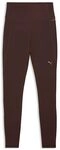PUMA Unisex W Cloudspun Tight - Hw Fl Strumpfhose, Schokobraun, S EU
