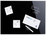 Relaxdays Magnettafel, beschreibbar, inkl. 3 Magnete & Stift, abwischbar, rahmenlos,
