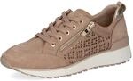 CAPRICE Damen Sneaker flach, Beige (Sand Comb), 37