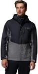 Columbia Herren Pouring Adventure 3 Jacket wasserdichte Regenjacke, Schwarz,...