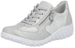 Rieker Damen 59501 Schn&uuml;rschuhe Silber-Platin 43