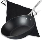 FMprofessional Force Wokpfanne aus Gusseisen 28 cm &ndash; Bratpfanne mit hochwertiger